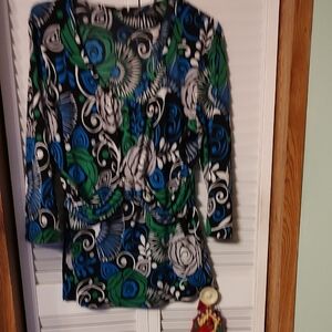 East 5th Floral Patterned Women's Top